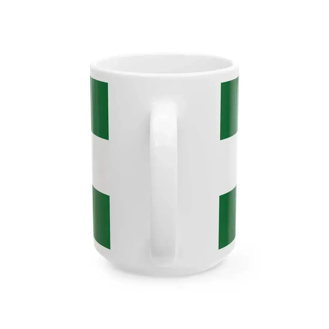 Flag of Kemence variant (Hungary) White Coffee Mug - Go Mug Yourself