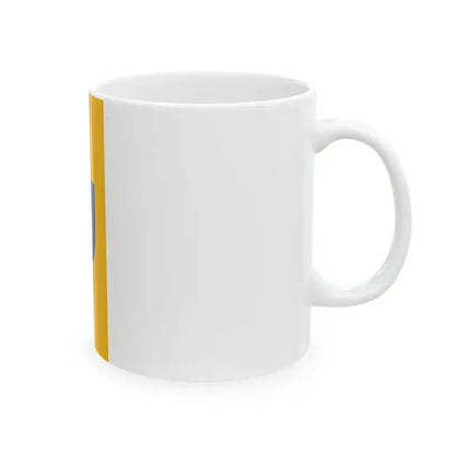 Flag of Kemenespalfa (Hungary) White Coffee Mug - Go Mug Yourself