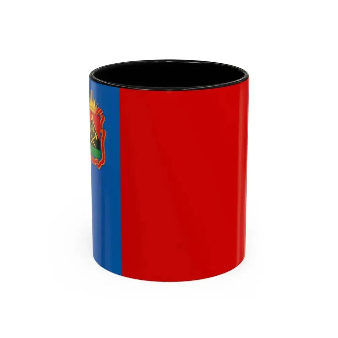 Flag of Kemerovo Oblast Russia - Accent Coffee Mug 11oz Black - Go Mug Yourself