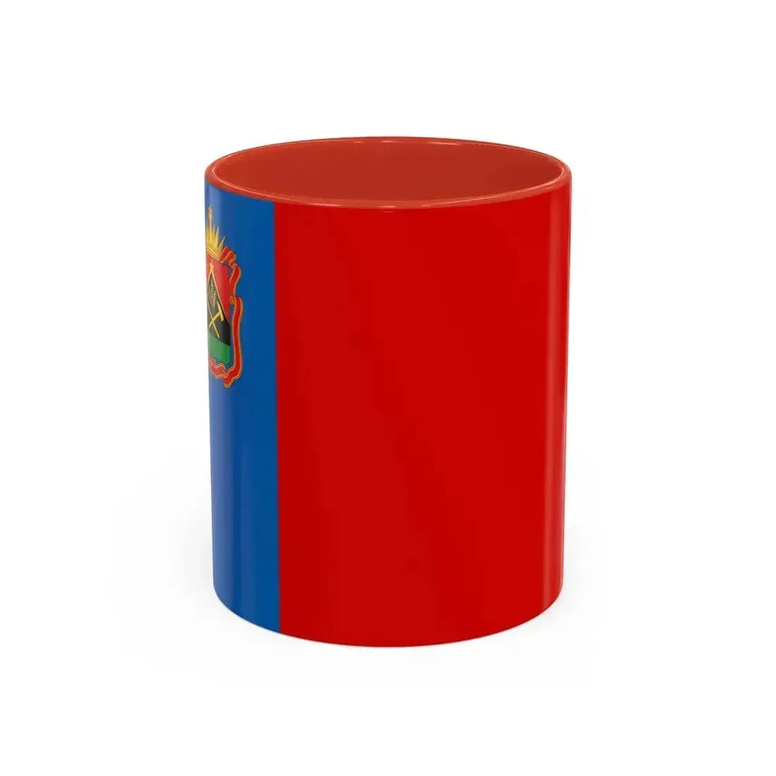 Flag of Kemerovo Oblast Russia - Accent Coffee Mug 11oz Red - Go Mug Yourself