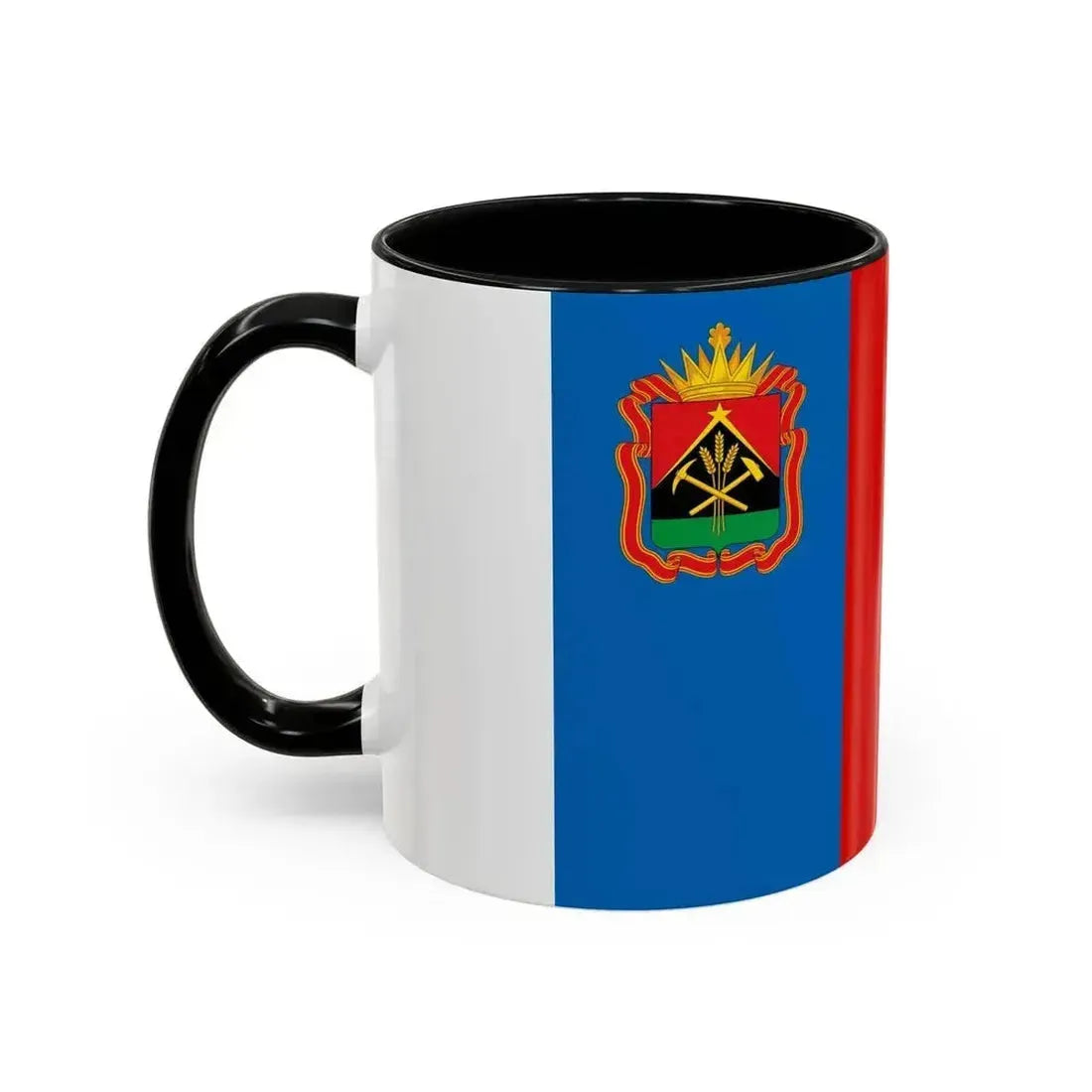 Flag of Kemerovo Oblast Russia - Accent Coffee Mug - Go Mug Yourself