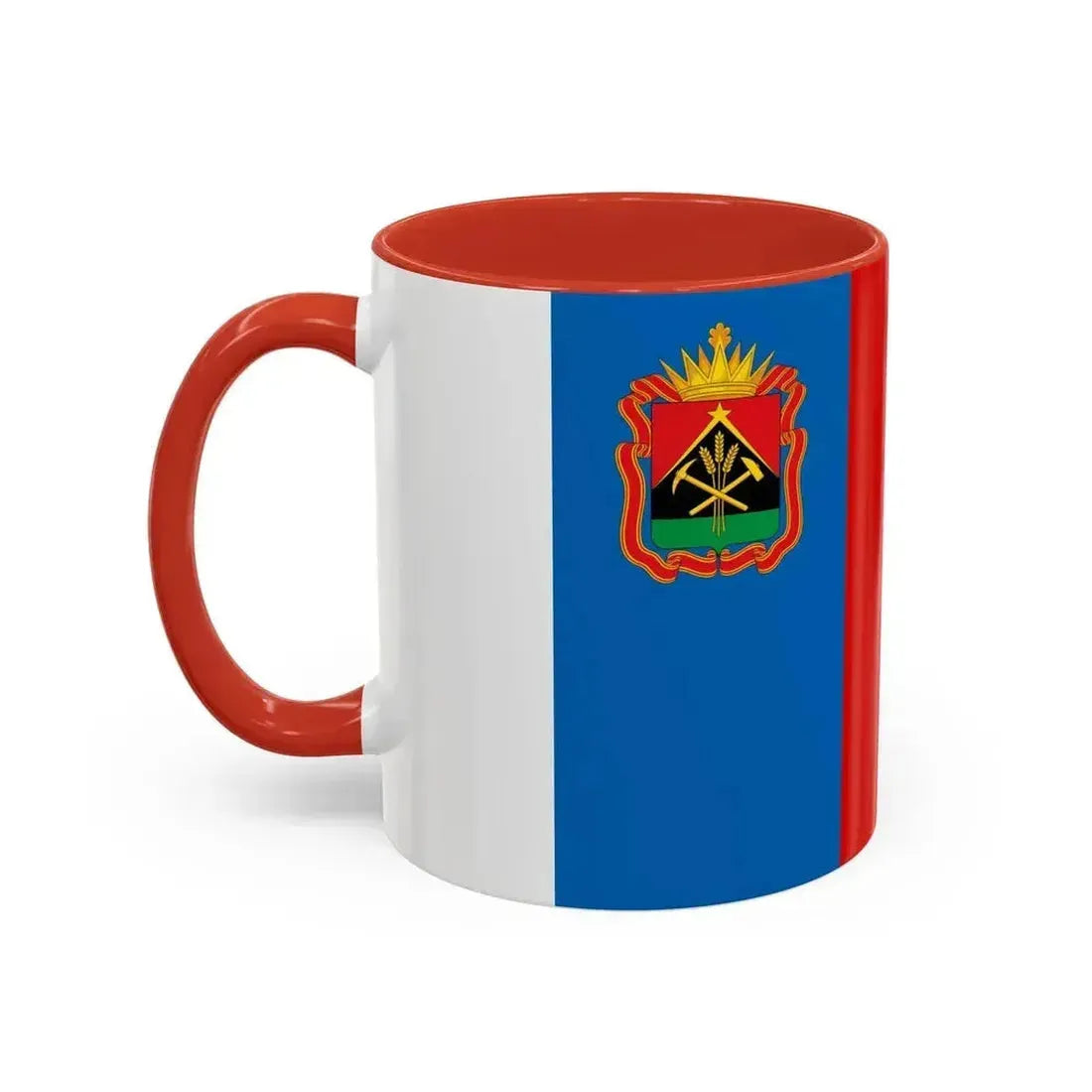 Flag of Kemerovo Oblast Russia - Accent Coffee Mug - Go Mug Yourself