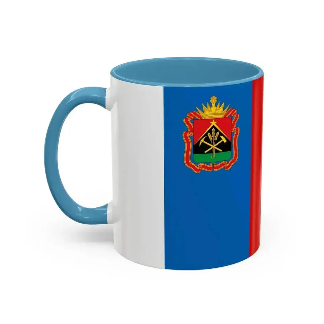 Flag of Kemerovo Oblast Russia - Accent Coffee Mug - Go Mug Yourself