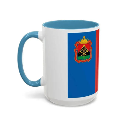Flag of Kemerovo Oblast Russia - Accent Coffee Mug - Go Mug Yourself