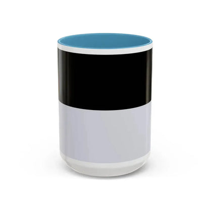 Flag of Kempten Germany - Accent Coffee Mug 15oz Light Blue - Go Mug Yourself