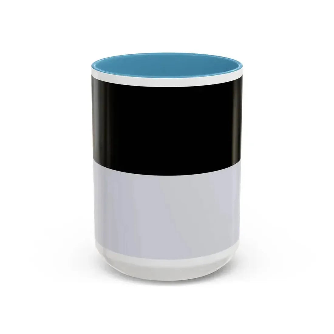 Flag of Kempten Germany - Accent Coffee Mug 15oz Light Blue - Go Mug Yourself