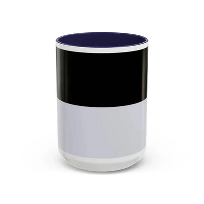 Flag of Kempten Germany - Accent Coffee Mug 15oz Navy - Go Mug Yourself