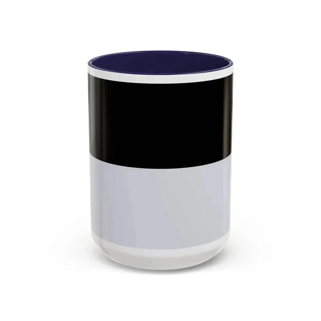 Flag of Kempten Germany - Accent Coffee Mug 15oz Navy - Go Mug Yourself