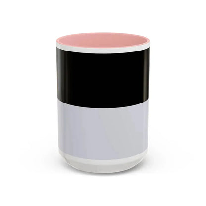 Flag of Kempten Germany - Accent Coffee Mug 15oz Pink - Go Mug Yourself