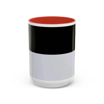 Flag of Kempten Germany - Accent Coffee Mug 15oz Red - Go Mug Yourself