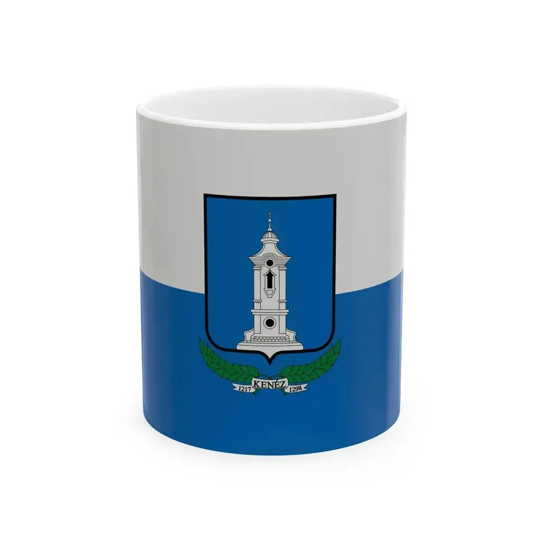 Flag of Kenez (Hungary) White Coffee Mug 11oz - Go Mug Yourself