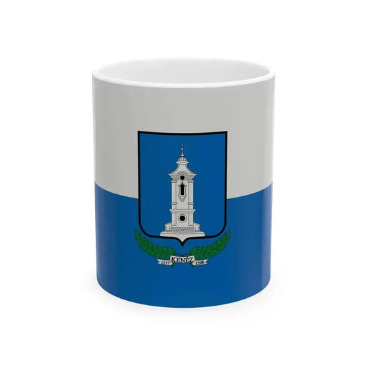 Flag of Kenez (Hungary) White Coffee Mug 11oz - Go Mug Yourself