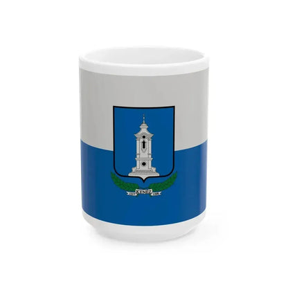 Flag of Kenez (Hungary) White Coffee Mug 15oz - Go Mug Yourself