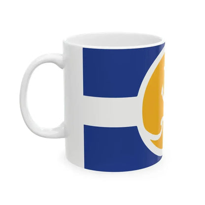 Flag of Kennebunkport Maine (United States) White Coffee Mug - Go Mug Yourself