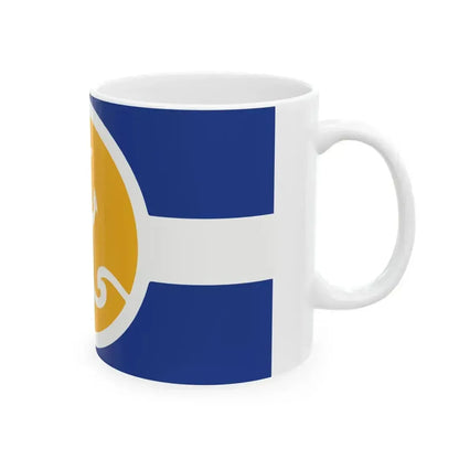 Flag of Kennebunkport Maine (United States) White Coffee Mug - Go Mug Yourself