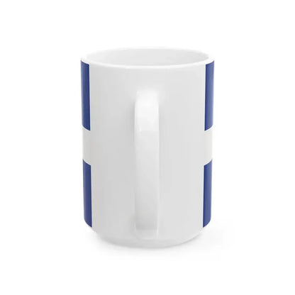 Flag of Kennebunkport Maine (United States) White Coffee Mug - Go Mug Yourself
