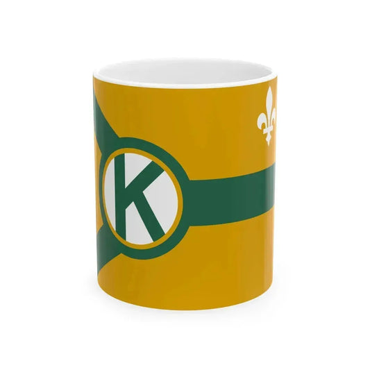 Flag of Kenner Louisiana (United States) White Coffee Mug 11oz - Go Mug Yourself