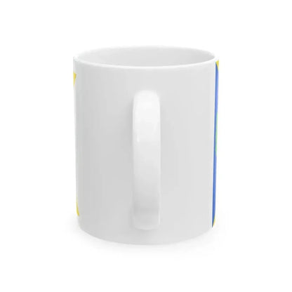 Flag of Kent Ohio 1975-2023 (United States) White Coffee Mug - Go Mug Yourself