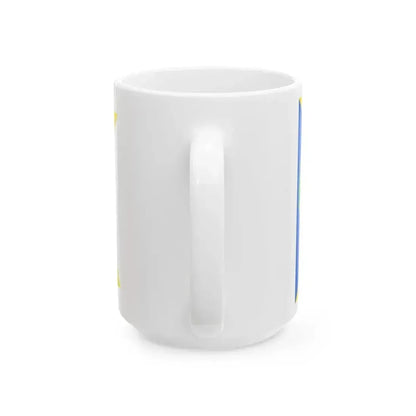 Flag of Kent Ohio 1975-2023 (United States) White Coffee Mug - Go Mug Yourself