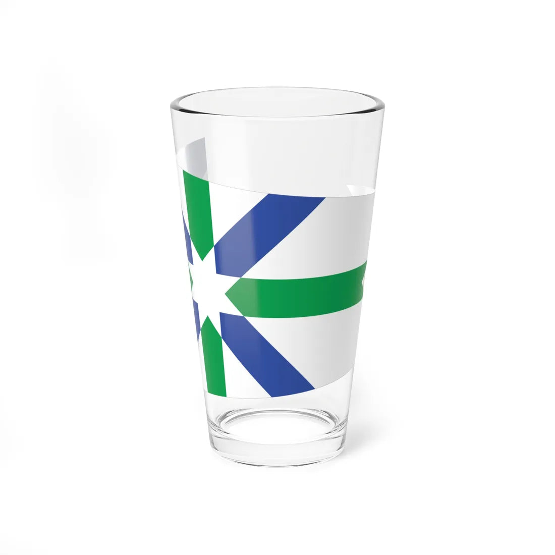 Flag of Kent Ohio (United States) Pint Glass 16oz 16oz - Go Mug Yourself