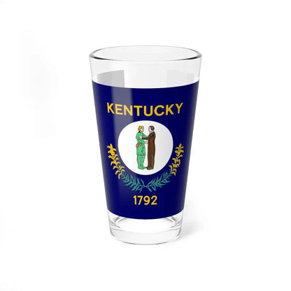 Flag of Kentucky 1918-1963 (United States) Pint Glass 16oz 16oz - Go Mug Yourself