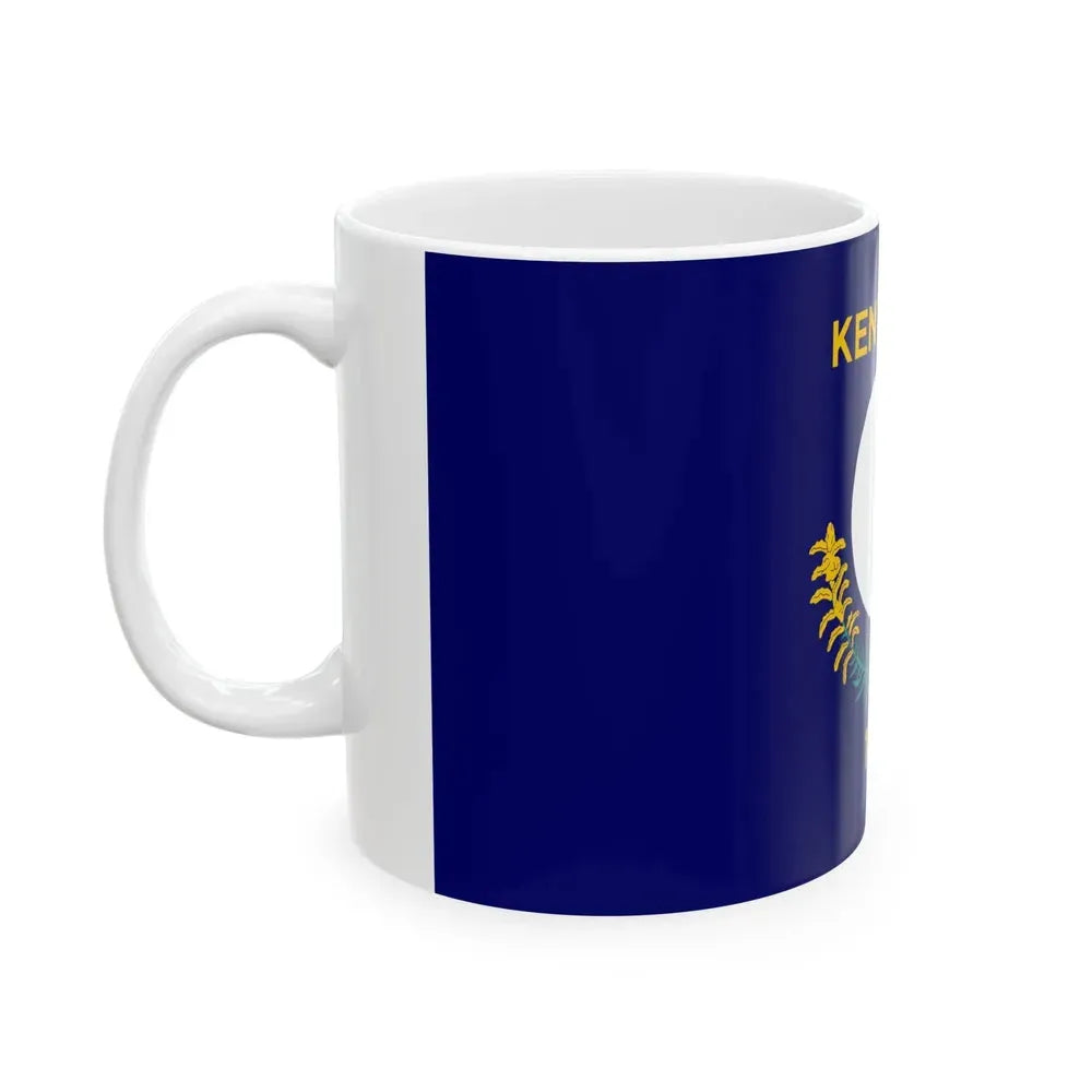 Flag of Kentucky 1918-1963 (United States) White Coffee Mug - Go Mug Yourself