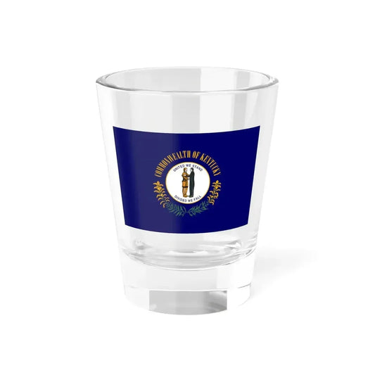 Flag of Kentucky 3-2 (United States) Shot Glass 1.5oz 1.5oz - Go Mug Yourself