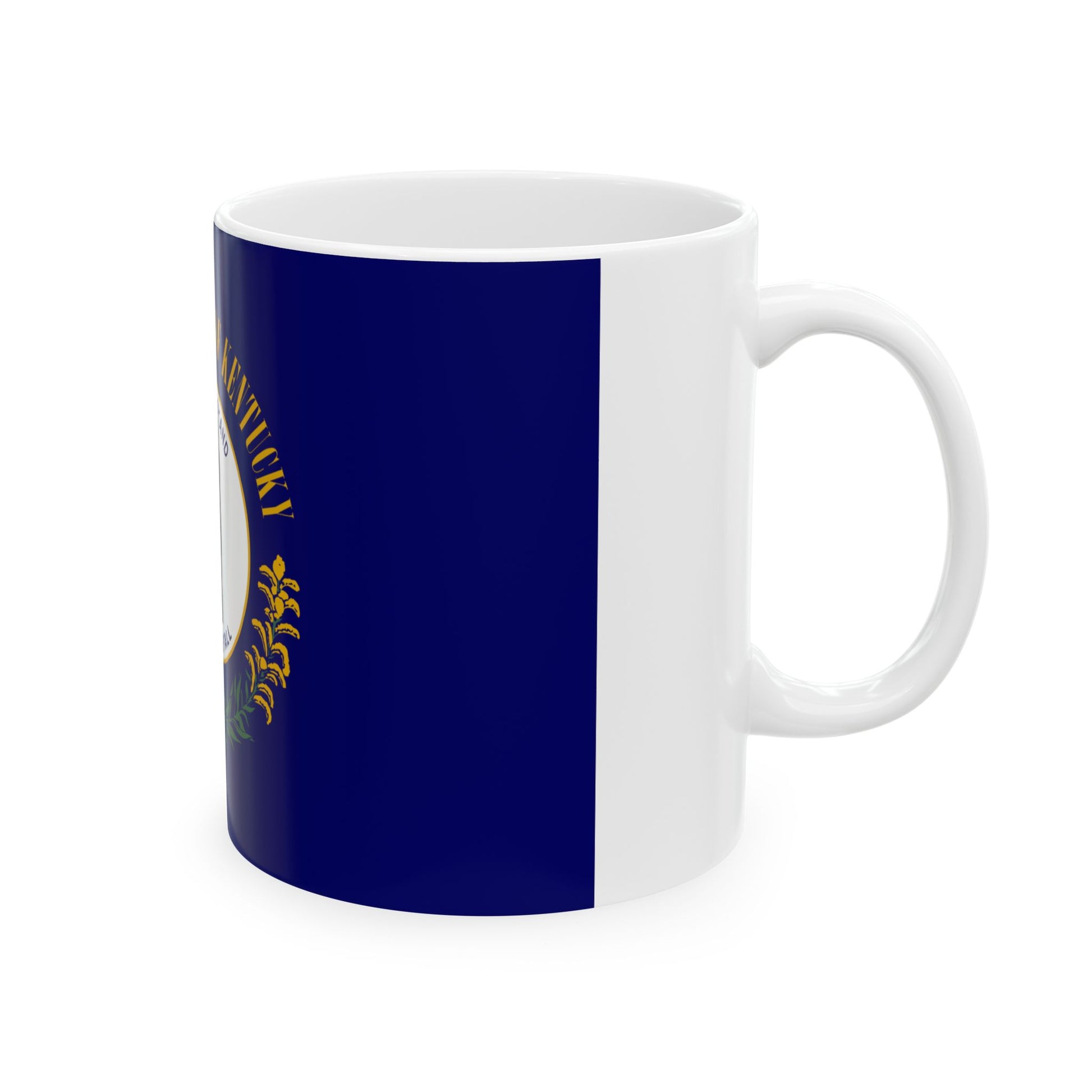 Flag of Kentucky 3-2 (United States) White Coffee Mug-Go Mug Yourself