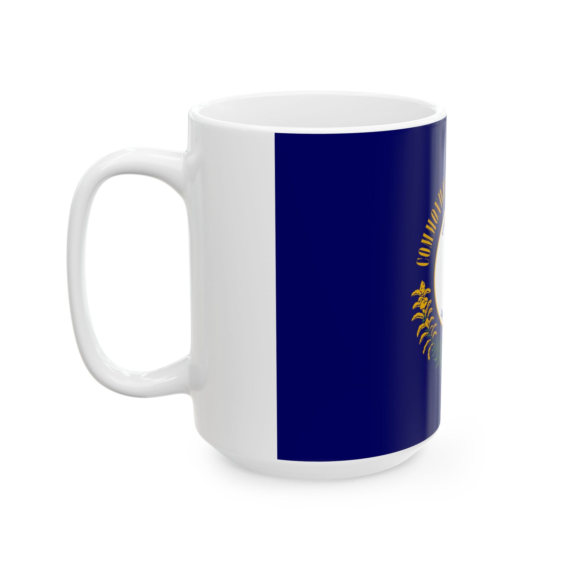 Flag of Kentucky 3-2 (United States) White Coffee Mug-Go Mug Yourself
