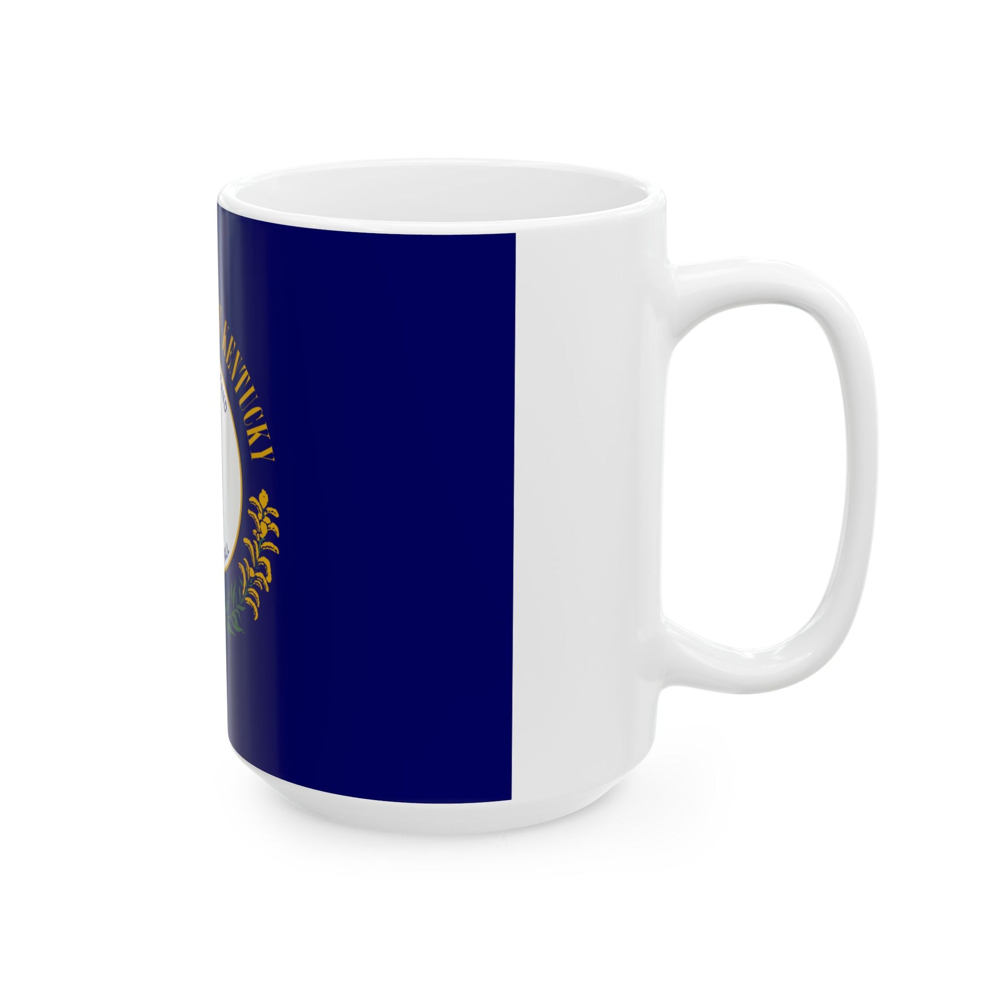 Flag of Kentucky 3-2 (United States) White Coffee Mug-Go Mug Yourself