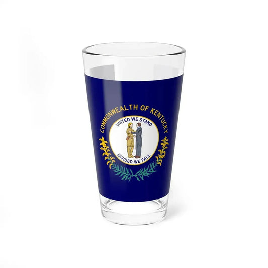 Flag of Kentucky (United States) Pint Glass 16oz 16oz - Go Mug Yourself