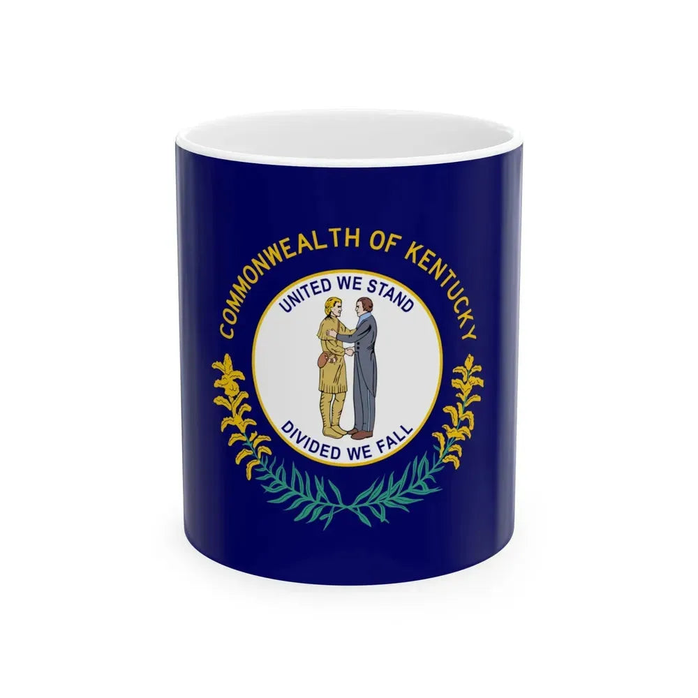 Flag of Kentucky (United States) White Coffee Mug 11oz - Go Mug Yourself