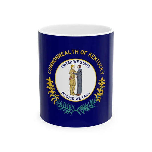 Flag of Kentucky (United States) White Coffee Mug 11oz - Go Mug Yourself