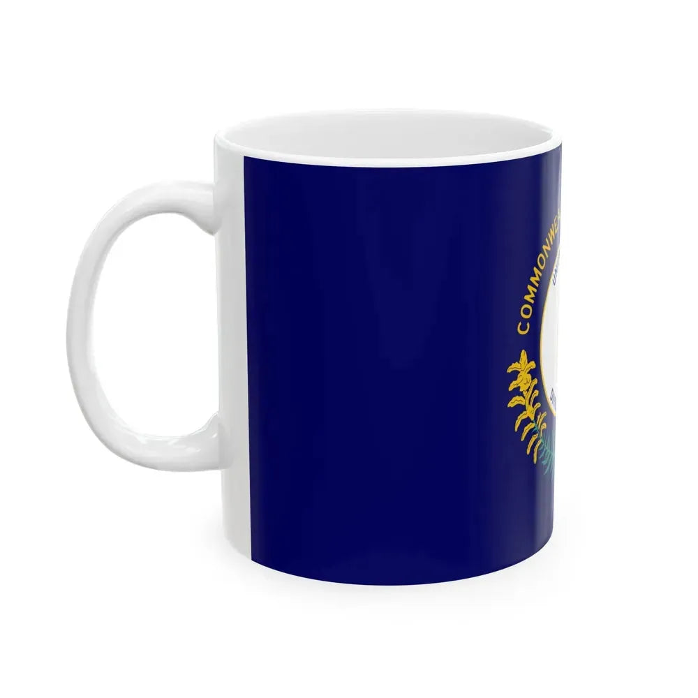 Flag of Kentucky (United States) White Coffee Mug - Go Mug Yourself