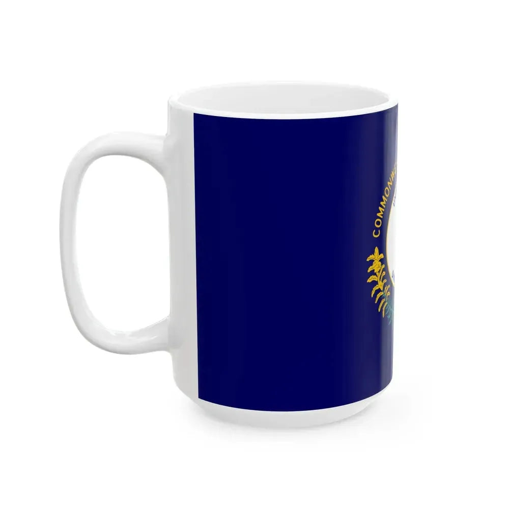 Flag of Kentucky (United States) White Coffee Mug - Go Mug Yourself