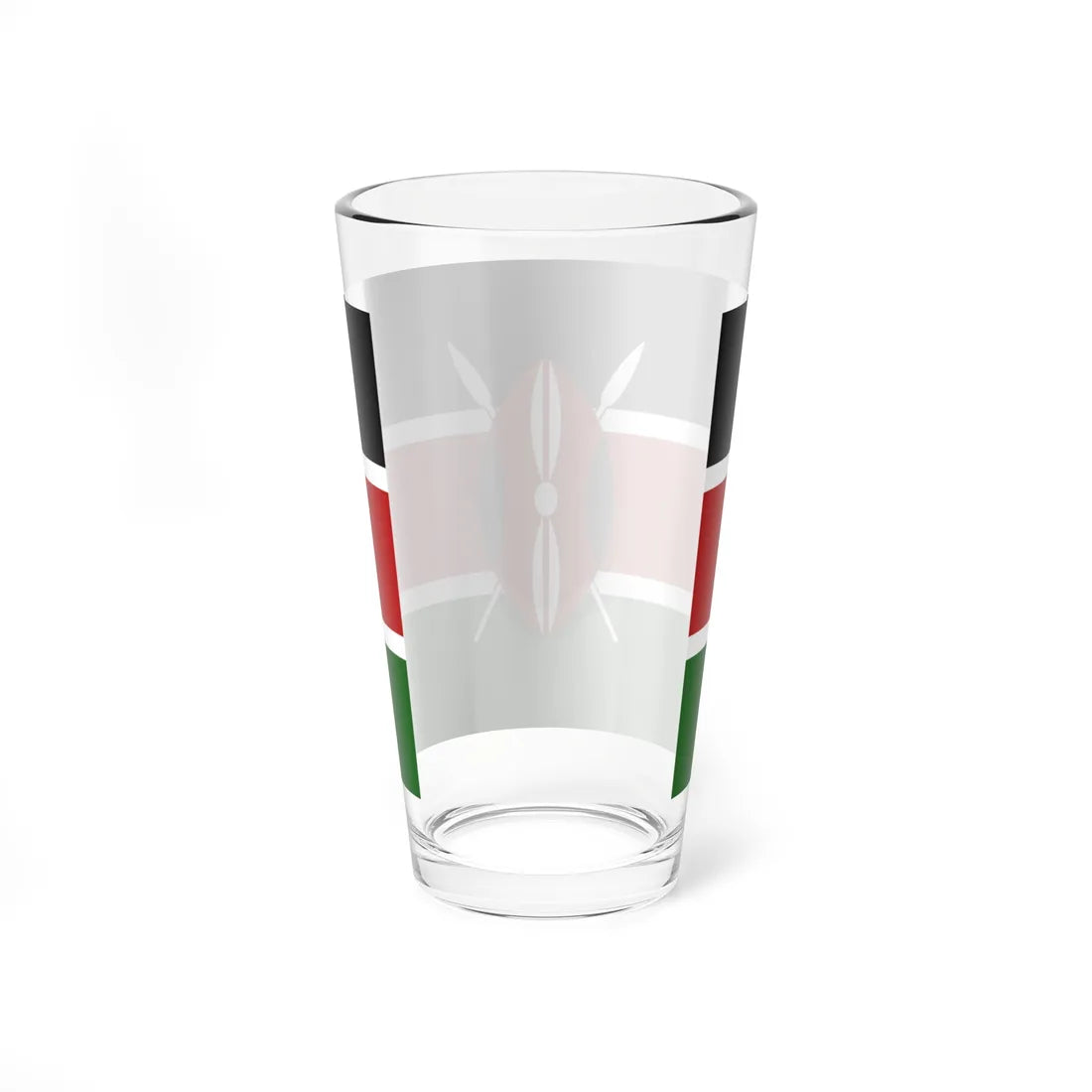 Flag of Kenya (Kenya) Pint Glass 16oz - Go Mug Yourself