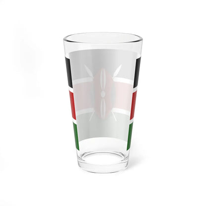 Flag of Kenya (Kenya) Pint Glass 16oz - Go Mug Yourself