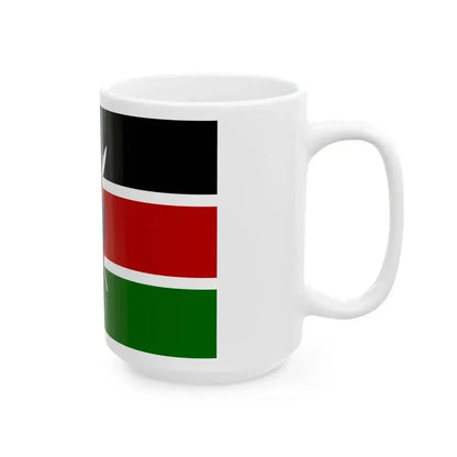 Flag of Kenya (Kenya) White Coffee Mug - Go Mug Yourself