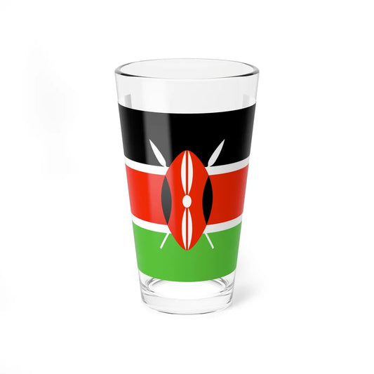 Flag of Kenya WFB 2000 (Kenya) Pint Glass 16oz 16oz - Go Mug Yourself