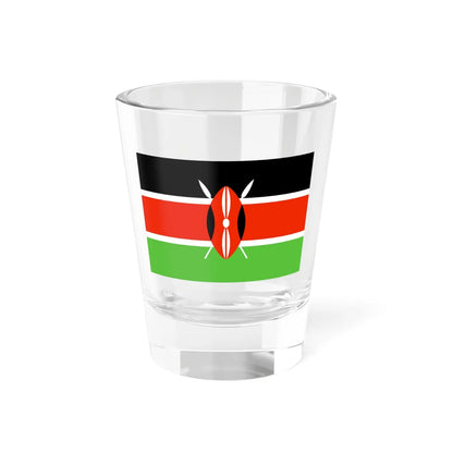 Flag of Kenya WFB 2000 (Kenya) Shot Glass 1.5oz 1.5oz - Go Mug Yourself
