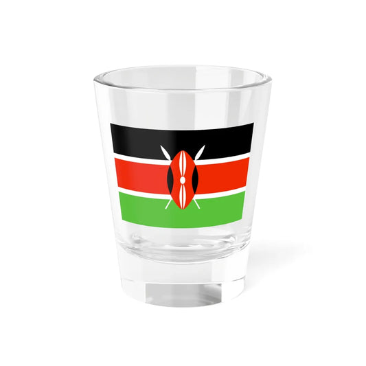Flag of Kenya WFB 2000 (Kenya) Shot Glass 1.5oz 1.5oz - Go Mug Yourself