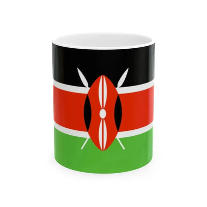 Flag of Kenya WFB 2000 (Kenya) White Coffee Mug 11oz - Go Mug Yourself