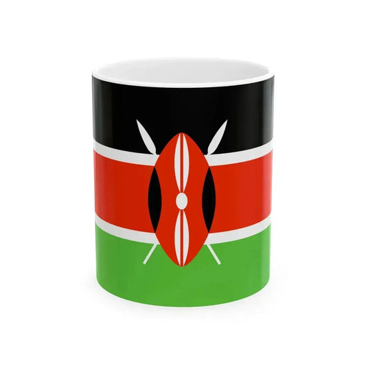 Flag of Kenya WFB 2000 (Kenya) White Coffee Mug 11oz - Go Mug Yourself