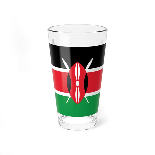 Flag of Kenya WFB 2009 (Kenya) Pint Glass 16oz 16oz - Go Mug Yourself