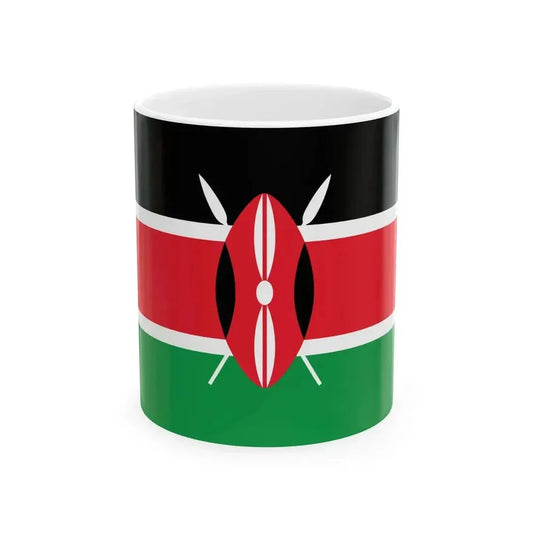 Flag of Kenya WFB 2009 (Kenya) White Coffee Mug 11oz - Go Mug Yourself