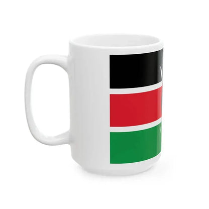 Flag of Kenya WFB 2009 (Kenya) White Coffee Mug - Go Mug Yourself