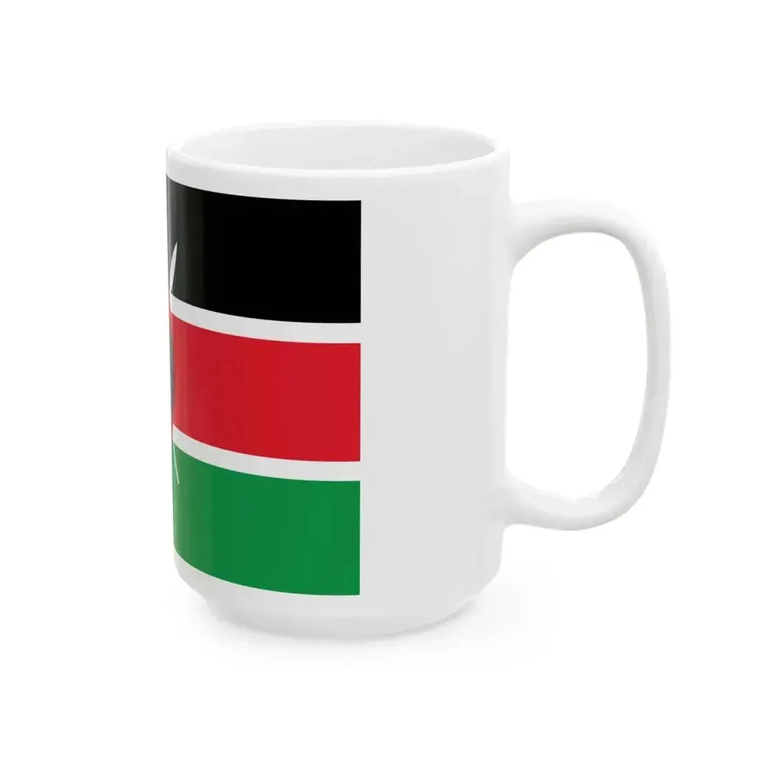 Flag of Kenya WFB 2009 (Kenya) White Coffee Mug - Go Mug Yourself