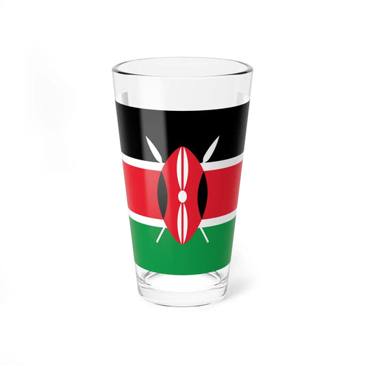 Flag of Kenya WFB (Kenya) Pint Glass 16oz 16oz - Go Mug Yourself