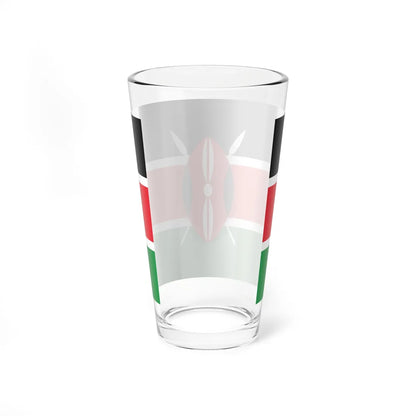 Flag of Kenya WFB (Kenya) Pint Glass 16oz - Go Mug Yourself