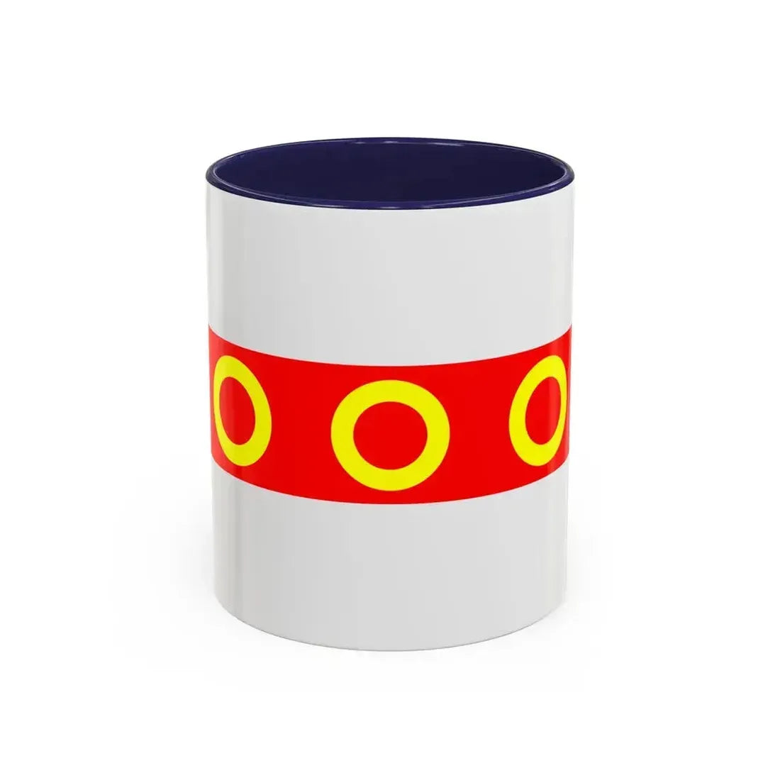 Flag of Kercem Malta - Accent Coffee Mug 11oz Navy - Go Mug Yourself